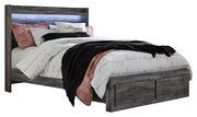Baystorm Gray Queen Panel Storage Bed, Dresser and Nightstand from Ashley - DMV Furniture