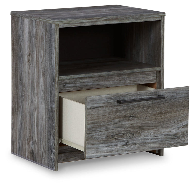 Baystorm Gray Queen Panel Storage Bed, Dresser and Nightstand from Ashley - DMV Furniture