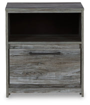 Baystorm Gray Queen Panel Storage Bed, Dresser and Nightstand from Ashley - DMV Furniture