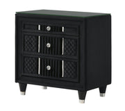 Armany Black Nightstand from Crown Mark - DMV Furniture
