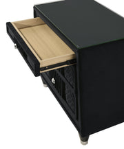 Armany Black Nightstand from Crown Mark - DMV Furniture