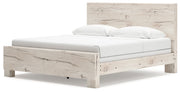 Lawroy Light Natural King Panel Bed, Dresser, Mirror and Nightstand from Ashley - DMV Furniture