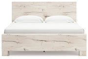 Lawroy Light Natural King Panel Bed, Dresser, Mirror and Nightstand from Ashley - DMV Furniture