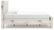Lawroy Light Natural King Panel Bed, Dresser, Mirror and Nightstand from Ashley - DMV Furniture