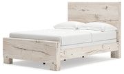Lawroy Light Natural Full Panel Bed, Dresser and Mirror from Ashley - DMV Furniture
