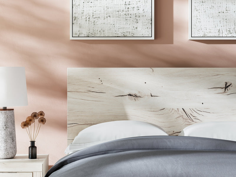Lawroy Light Natural Full Panel Bed, Dresser and Mirror from Ashley - DMV Furniture