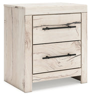 Lawroy Light Natural King Panel Bed, Dresser, Mirror and Nightstand from Ashley - DMV Furniture