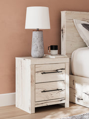 Lawroy Light Natural King Panel Bed, Dresser, Mirror and Nightstand from Ashley - DMV Furniture