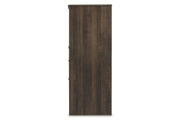 Juararo Dark Brown Dresser and Mirror -  Ashley - DMV Furniture
