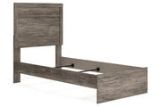 Ralinksi Gray Twin Panel Bed -  Ashley - DMV Furniture