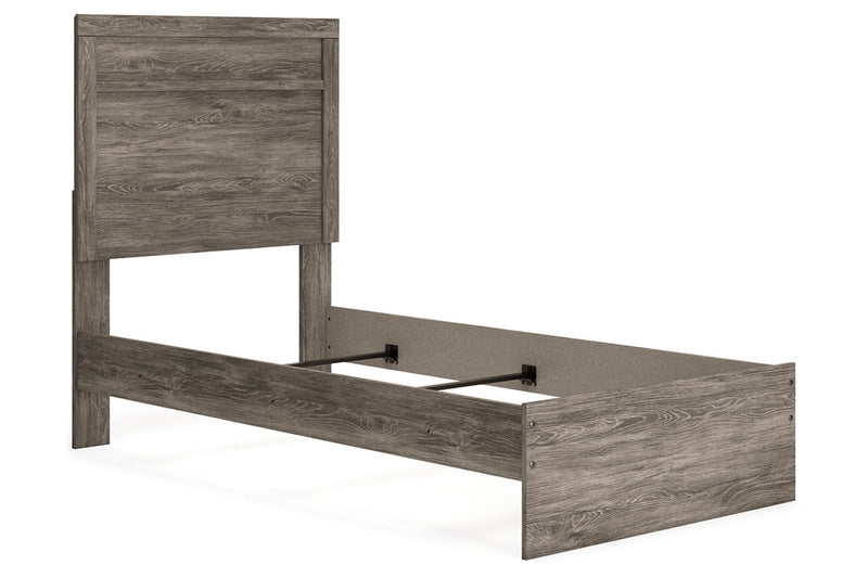 Ralinksi Gray Twin Panel Bed -  Ashley - DMV Furniture