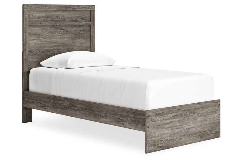 Ralinksi Gray Twin Panel Bed -  Ashley - DMV Furniture