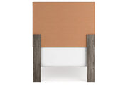 Ralinksi Gray Twin Panel Bed -  Ashley - DMV Furniture