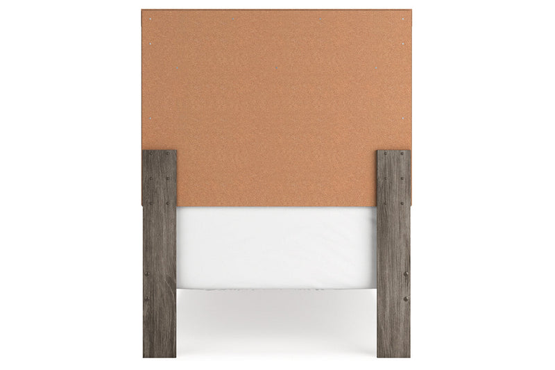 Ralinksi Gray Twin Panel Bed -  Ashley - DMV Furniture