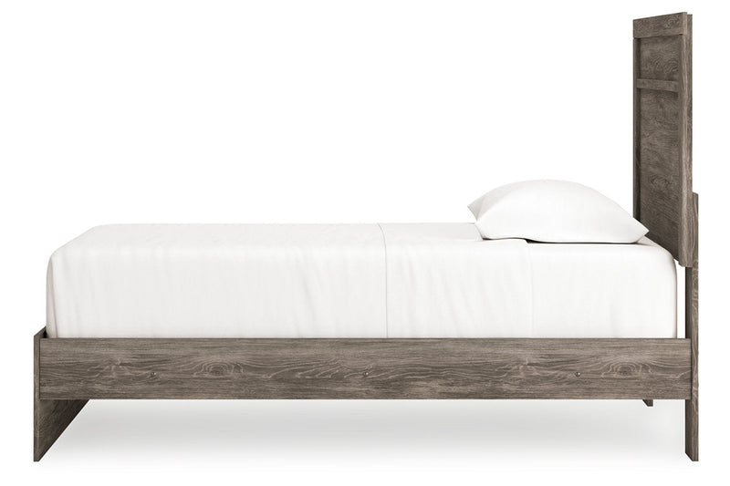 Ralinksi Gray Twin Panel Bed -  Ashley - DMV Furniture