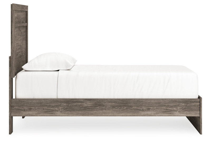 Ralinksi Gray Twin Panel Bed -  Ashley - DMV Furniture