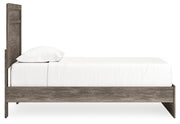 Ralinksi Gray Twin Panel Bed with Mirrored Dresser from Ashley - DMV Furniture