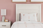 Stelsie White Twin Panel Bed -  Ashley - DMV Furniture
