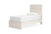 Stelsie White Twin Panel Bed -  Ashley - DMV Furniture
