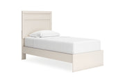 Stelsie White Twin Panel Bed -  Ashley - DMV Furniture