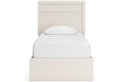 Stelsie White Twin Panel Bed -  Ashley - DMV Furniture