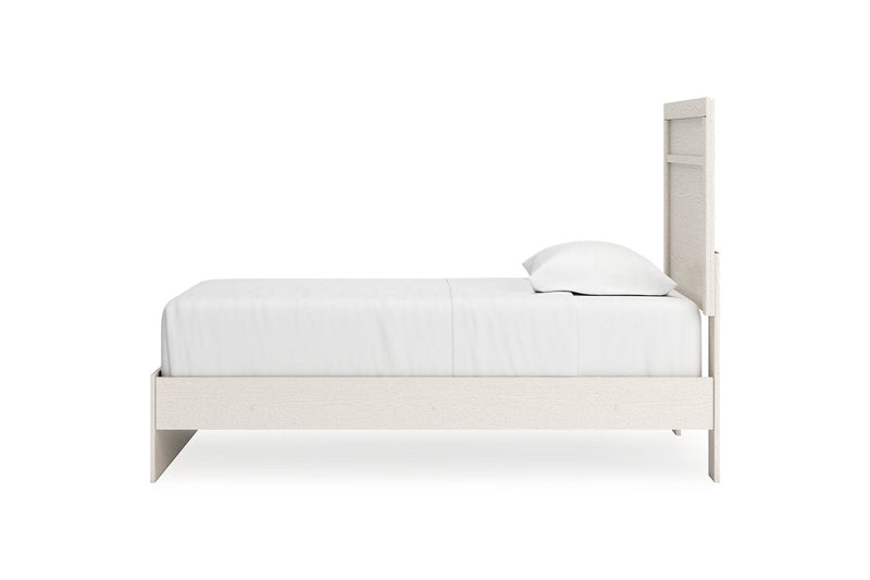 Stelsie White Twin Panel Bed -  Ashley - DMV Furniture
