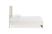 Stelsie White Twin Panel Bed -  Ashley - DMV Furniture