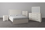 Stelsie White Dresser and Mirror -  Ashley - DMV Furniture