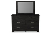 Belachime Charcoal Dresser and Mirror -  Ashley - DMV Furniture