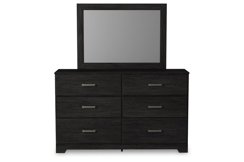 Belachime Charcoal Dresser and Mirror -  Ashley - DMV Furniture