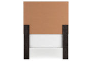 Belachime Charcoal Twin Panel Bed -  Ashley - DMV Furniture
