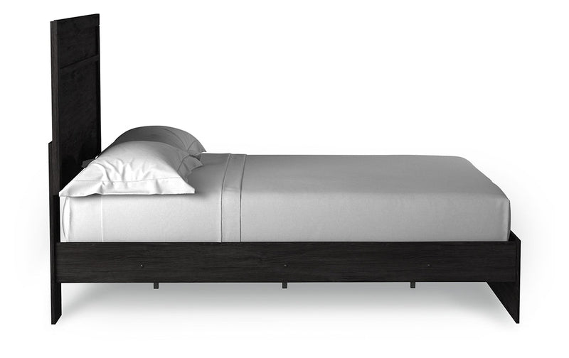 Belachime Charcoal Queen Panel Bed, Dresser, Mirror, Chest and Nightstand from Ashley - DMV Furniture