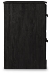 Belachime Charcoal Queen Panel Bed and Nightstand from Ashley - DMV Furniture