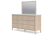 Cadmori Two-tone Dresser and Mirror -  Ashley - DMV Furniture