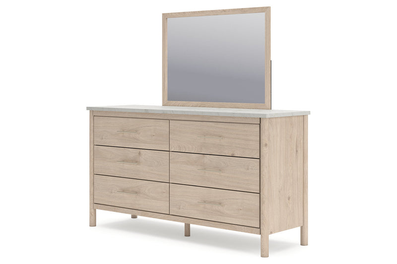 Cadmori Two-tone Dresser and Mirror -  Ashley - DMV Furniture