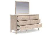 Cadmori Two-tone Dresser and Mirror -  Ashley - DMV Furniture