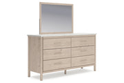Cadmori Two-tone Dresser and Mirror -  Ashley - DMV Furniture