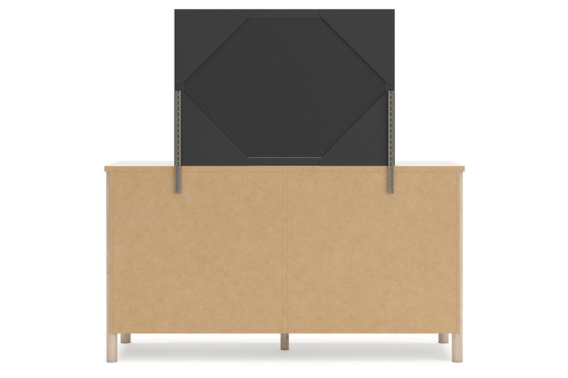 Cadmori Two-tone Dresser and Mirror -  Ashley - DMV Furniture