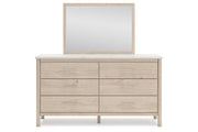 Cadmori Two-tone Dresser and Mirror -  Ashley - DMV Furniture