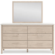 Cadmori Two-tone Upholstered Panel Bedroom Set from Ashley - DMV Furniture