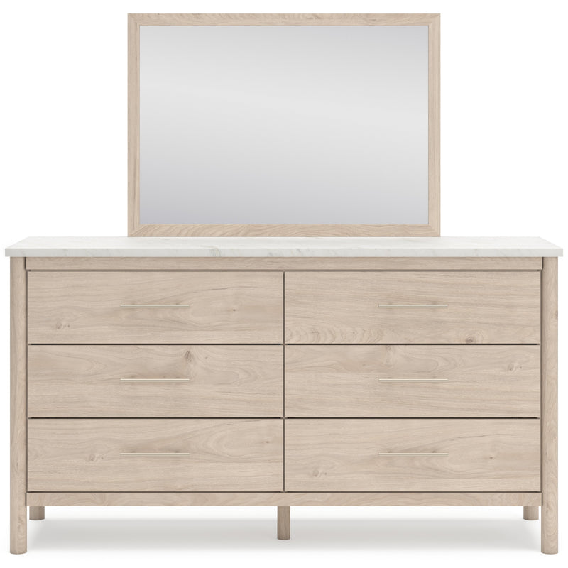 Cadmori Two-tone Upholstered Panel Bedroom Set from Ashley - DMV Furniture