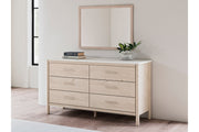 Cadmori Two-tone Dresser and Mirror -  Ashley - DMV Furniture