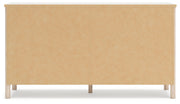 Cadmori Two-tone Queen Upholstered Panel Bed, Dresser and Nightstand from Ashley - DMV Furniture