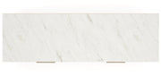 Cadmori Two-tone Queen Upholstered Panel Bed, Dresser and Nightstand from Ashley - DMV Furniture