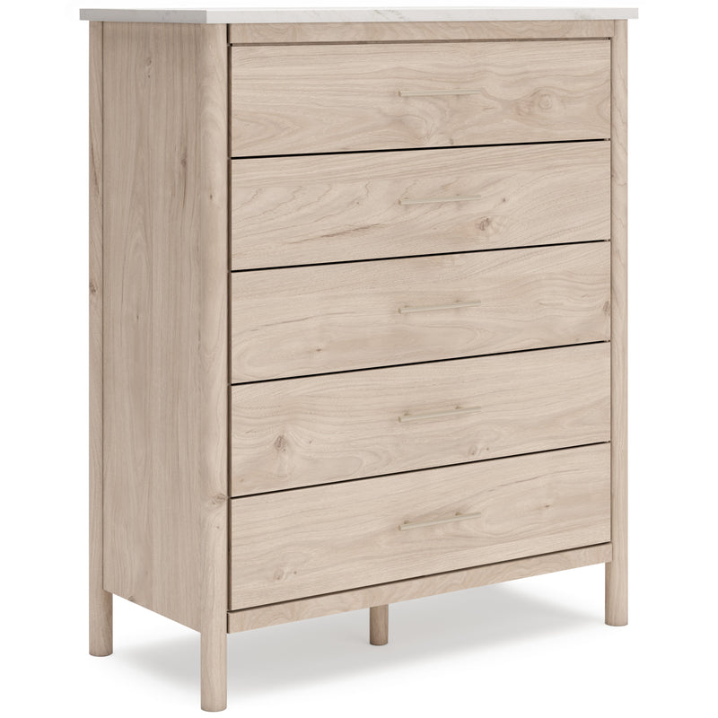 Cadmori Two-tone Upholstered Panel Bedroom Set from Ashley - DMV Furniture