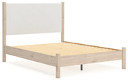 Cadmori Two-tone Queen Upholstered Panel Bed, Dresser and Nightstand from Ashley - DMV Furniture