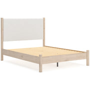 Cadmori Two-tone Upholstered Panel Bedroom Set from Ashley - DMV Furniture