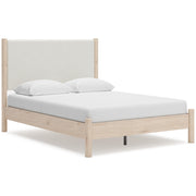 Cadmori Two-tone Upholstered Panel Bedroom Set from Ashley - DMV Furniture