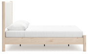 Cadmori Two-tone Queen Upholstered Panel Bed, Dresser and Nightstand from Ashley - DMV Furniture