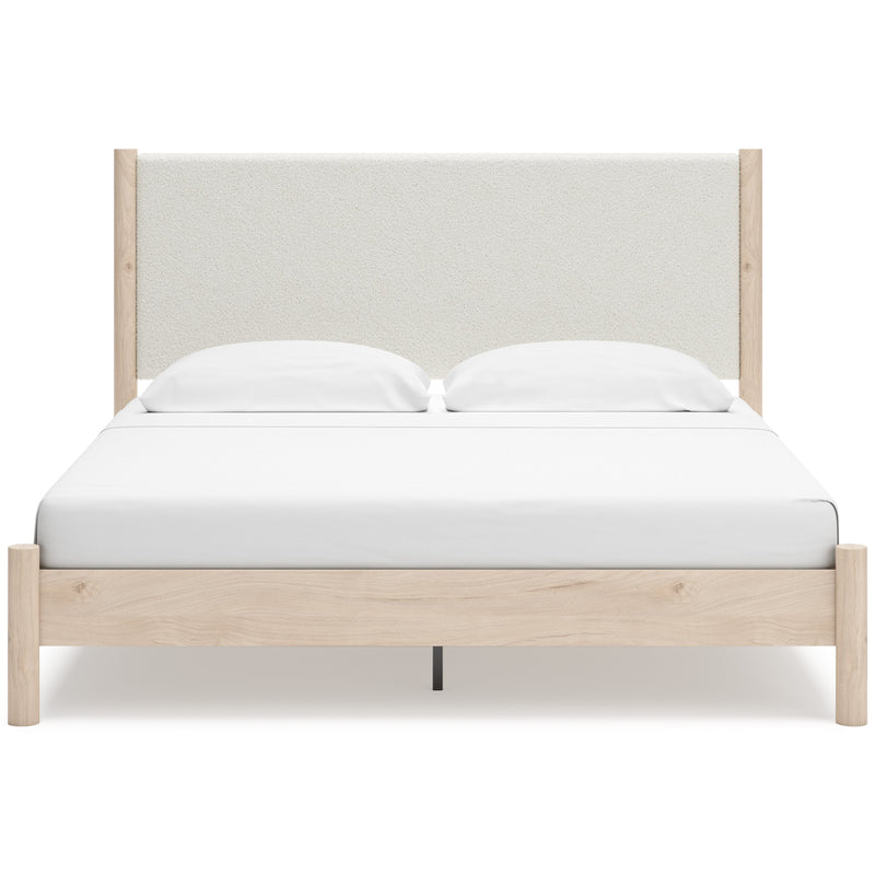 Cadmori Two-tone Upholstered Panel Bedroom Set from Ashley - DMV Furniture